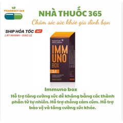 Thực phẩm bảo vệ sức khỏe Immuno Box - Tăng sức đề kháng tự nhiên, 30 túi, hỗ trợ cảm cúm và sức khỏe, hàng chính hãng từ Siberian Health