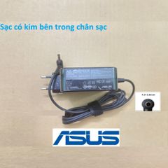 Sạc Laptop Asus Vivobook 14 - Chân 4.0*1.35mm và 4.5*3.0mm - Đầu vào 100V-240V, Đầu ra 19V-3.42A - Hàng mới 100%