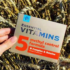 Thực phẩm bảo vệ sức khỏe Tim Mạch Essential Vitamin 5 - Vitamin B-Complex & Betaine - 30 viên - Hỗ trợ sức khỏe tim mạch
