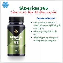 Viên uống hỗ trợ thị lực Syn 7 - Bổ mắt SYNCHROVITALS VII với Lutein và Vitamin - 60 viên tăng cường sức khỏe mắt