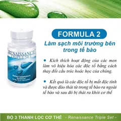 Bộ 3 Trà Thải Độc Renaissance Triple Set - Hỗ Trợ Tiêu Hóa & Tăng Cường Sức Đề Kháng - 180 Viên Siberian Wellness