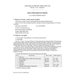 Thực phẩm bổ não Synchrovitals II - Hỗ trợ tăng cường trí nhớ và tuần hoàn não - 60 viên từ Nga