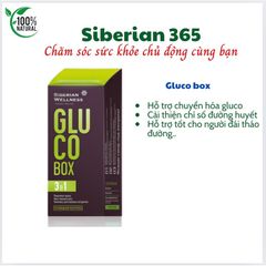 Hộp GLUCO Hỗ Trợ Tiểu Đường - Bộ Kiểm Soát Đường Hàng Ngày 30 Gói, 4 Viên/Túi - Giải Pháp Kiểm Soát Đường Huyết Tốt Nhất