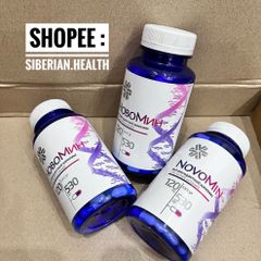 Viên uống Novomin Hobomin Fomula 4 - Tăng cường sức đề kháng và miễn dịch - 120 viên vitamin A, C, E từ Siberian Wellness