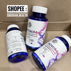 Viên uống Novomin Hobomin Fomula 4 - Tăng cường sức đề kháng và miễn dịch - 120 viên vitamin A, C, E từ Siberian Wellness