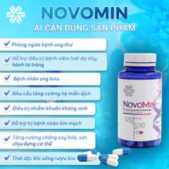 Viên uống Novomin Hobomin Fomula 4 - Tăng cường sức đề kháng và miễn dịch - 120 viên vitamin A, C, E từ Siberian Wellness