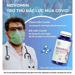 Viên uống Novomin Hobomin Fomula 4 - Tăng cường sức đề kháng và miễn dịch - 120 viên vitamin A, C, E từ Siberian Wellness