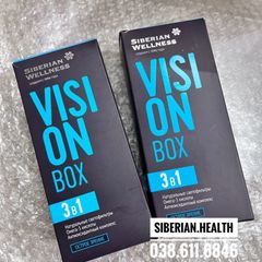 Thực phẩm bảo vệ sức khỏe Vision Box - Hỗ trợ thị lực - Bổ mắt Omega-3 tự nhiên - 30 túi, date T2/2026