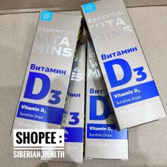 Vitamin D3 Siberian Wellness - Tăng chiều cao, hỗ trợ xương khớp mềm dẻo, xương chắc khỏe - 30ml chính hãng từ Nga
