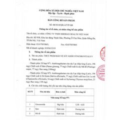 Thực Phẩm Chức Năng Synchrovitals V Siberian - Hỗ Trợ Hô Hấp Từ Thiên Nhiên, 60 Viên, Tăng Cường Sức Khỏe