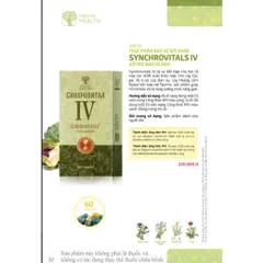 Thực phẩm bảo vệ sức khỏe hỗ trợ gan Synchrovitals IV Siberian Wellness - 60 viên, chiết xuất thảo mộc tự nhiên, hạn sử dụng T2/2026