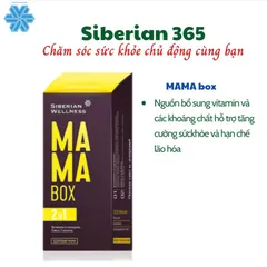 [Hỗ trợ bà bầu] Viên uống cho mẹ bầu và mẹ sau sinh MAMA BOX Siberian Wellness 30 túi