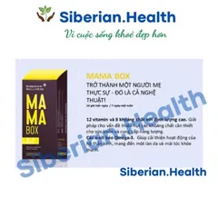 [Hỗ trợ bà bầu] Viên uống cho mẹ bầu và mẹ sau sinh MAMA BOX Siberian Wellness 30 túi