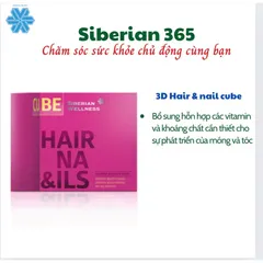 [Hỗ trợ móng, tóc] Thực phẩm bảo vệ sức khỏe 3D Hair & Nails Cube – 30 gói – Date T12/2026