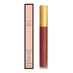 Son Kem Gucci 521 Nellie Cherrie Màu Đỏ Gạch Cao Cấp - Sản Phẩm Trang Điểm Sang Trọng Cho Mọi Dịp