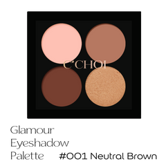 Bảng Phấn Mắt C’Choi Glamour Eyeshadow Palette - 4 Tone Dễ Tán, Tự Nhiên, An Toàn Cho Da Nhạy Cảm