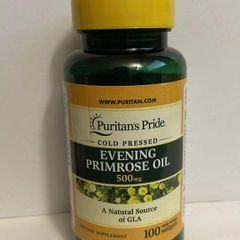 Tinh Dầu Hoa Anh Thảo Evening Primrose Oil 500mg Puritan's Pride Mỹ - Hỗ Trợ Sức Khỏe Phụ Nữ & Làm Đẹp Da Tự Nhiên
