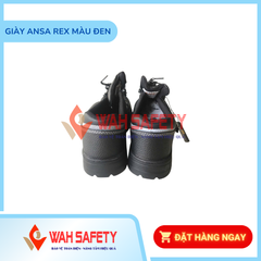 Giày Bảo Hộ Lao Động Ansa Rex - Cổ Thấp Chống Đinh, Mũi Thép, Đế Cao Su Chống Trượt - Giày Bảo Hộ Tiêu Chuẩn cho Kỹ Sư và Công Nhân