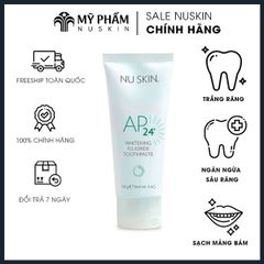 Kem Đánh Răng Nuskin AP24 Whitening Fluoride - Sạch Mảng Bám, Hơi Thở Thơm Mát, Hàng Nhập Khẩu Mỹ, 110g