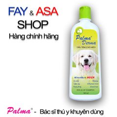 Dầu Tắm Chó Mèo Palma Derma - Giảm Ngứa Hiệu Quả Cho Thú Cưng 300ml - Hỗ Trợ Làm Lành Vết Thương Da