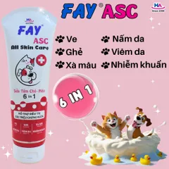 Sữa Tắm Chó Mèo FAY ASC 290ml - Giải Quyết Ngứa, Ghẻ, Viêm Da, Hỗ Trợ Chăm Sóc Da Lông Cho Thú Cưng