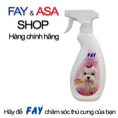 FAY Groom Sản Phẩm Vệ Sinh Không Cần Nước cho Chó Mèo - Khử Mùi, Dưỡng Lông, 300ml