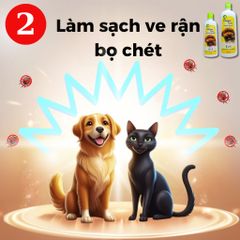 Dầu Tắm Chó Mèo Palma - Chăm Sóc Toàn Diện, Khử Mùi Hôi, Làm Sạch Ve Rận, Bọ Chét - Dưỡng Ẩm Da Lông Thú Cưng