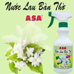 Nước Lau Bàn Thờ ASA - Hương Hoa Lài, Bưởi, Trầm Hương, An Toàn, Khử Mùi, Làm Sạch Kim Loại, Gỗ, Đồ Thờ Cúng - 300ml