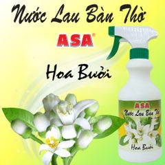 Nước Lau Bàn Thờ ASA - Hương Hoa Lài, Bưởi, Trầm Hương, An Toàn, Khử Mùi, Làm Sạch Kim Loại, Gỗ, Đồ Thờ Cúng - 300ml