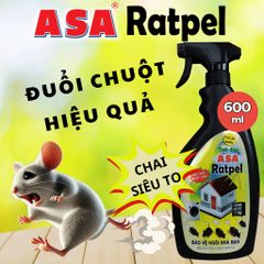 Tinh Dầu Xịt Đuổi Chuột ASA Ratpel 400ml - An Toàn Thiên Nhiên, Bảo Vệ Nhà Ở, Xe Hơi, Thân Thiện Môi Trường