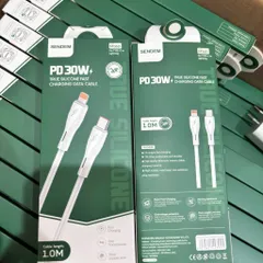 Cáp Sạc Nhanh iPhone PD 30W Sendem - Silicon Mềm Mịn, Chống Gãy, Sạc Nhanh, Dài 1M, An Toàn và Bền Bỉ cho Tất Cả iPhone