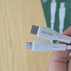 Cáp Sạc Nhanh iPhone PD 30W Sendem - Silicon Mềm Mịn, Chống Gãy, Sạc Nhanh, Dài 1M, An Toàn và Bền Bỉ cho Tất Cả iPhone