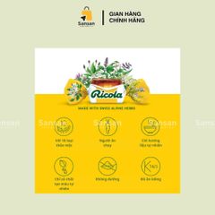 Kẹo Ngậm Thảo Mộc Ricola Chanh Bạc Hà Không Đường 210 Viên - Hương Vị Tươi Mát, Đường Miễn Phí Từ Thụy Sĩ