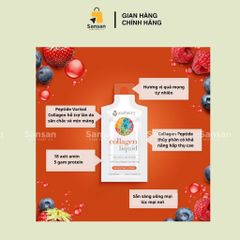 Collagen Nước Youtheory Hương Berry - 30 Gói x 30ml, 5000mg Collagen Hỗ Trợ Đẹp Da, Khỏe Tóc và Móng, Không Đường