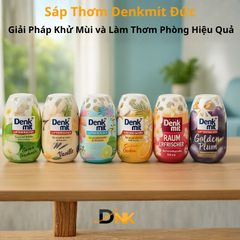 Sáp Thơm Denkmit 150ml Khử Mùi Nhanh Lâu 6-8 Tuần - Hương Dịu Nhẹ An Toàn Nhập Khẩu Đức, Phù Hợp Mọi Không Gian Sống