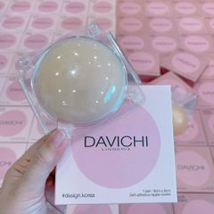 Miếng Dán Nâng Ngực Davichi Silicone Nhiệt Tự Thân - Chống Mồ Hôi, Siêu Mỏng, Độ Bám Dính Cao - Đồ Lót Nữ Thời Trang
