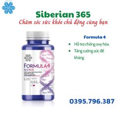 Thực phẩm chức năng Formula 4 N.V.M.N - Hỗ trợ sức đề kháng, bổ sung Vitamin A, C, E và Taurine từ Liên Bang Nga