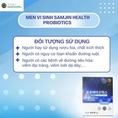 Men vi sinh Propolis lợi khuẩn Samjin Hàn Quốc hộp 30 gói