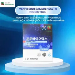Men vi sinh Propolis lợi khuẩn Samjin Hàn Quốc hộp 30 gói