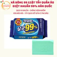 Xà bông giặt tẩy quần áo diệt khuẩn 99% vi khuẩn 230gr