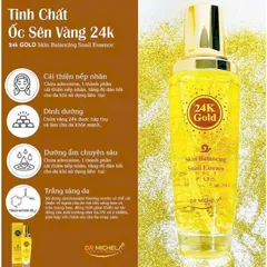 Tinh chất serum vàng 24K Gold Dr.Michela Hàn Quốc dưỡng ẩm sáng da mờ thâm