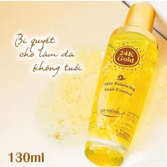 Tinh chất serum vàng 24K Gold Dr.Michela Hàn Quốc dưỡng ẩm sáng da mờ thâm