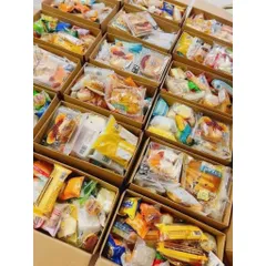 Bánh mix Đài Loan đủ vị thùng 2kg, bánh bông lan nhiều loại siêu ngon