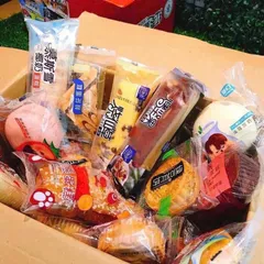 Bánh mix Đài Loan đủ vị thùng 2kg, bánh bông lan nhiều loại siêu ngon