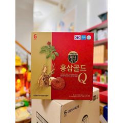 Nước hồng sâm linh chi tổng hợp Q, Qplus hộp 30gx50ml