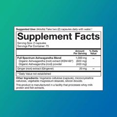 Viên Uống Nhân Sâm Ấn Độ Ashwagandha Youtheory 1000mg - Giảm Stress, Bổ Sung Sức Khỏe, Hỗ Trợ Tinh Thần và Thể Chất 180 Viên