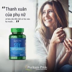 Viên Uống Mầm Đậu Nành Puritan's Pride SOY ISOFLAVONES - Bổ Sung Nội Tiết Tố Nữ & Cải Thiện Sắc Đẹp Tự Nhiên 750mg