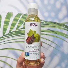 Dầu Hạt Nho Now 100% Pure - Chăm Sóc Da Nhạy Cảm, Dưỡng Ẩm, Làm Dịu Da, Chống Gàu, Bền Màu, Thích Hợp Cho Mọi Loại Da
