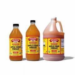 Giấm Táo Hữu Cơ Bragg - Chứng Nhận USDA, Không Lọc, Dùng Chế Biến Thực Phẩm - Hàng Mỹ 500ml