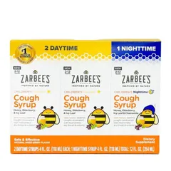 Siro ho ong giảm ho tiêu đờm, tăng đề kháng Zarbee’s Cough Syrup Mucus + Immune cho trẻ